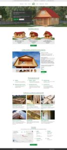 Сайт на заказ строительство домов из бруса